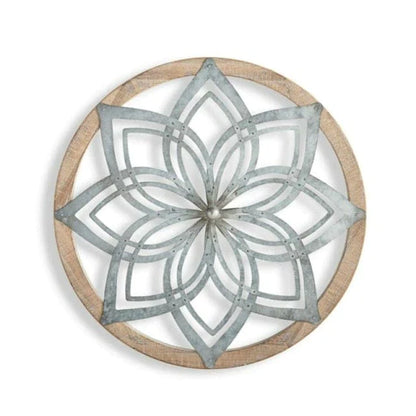 Rustic Heritage Round Wall Art