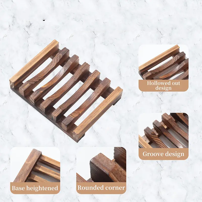 Rustic Wooden Soap Dish