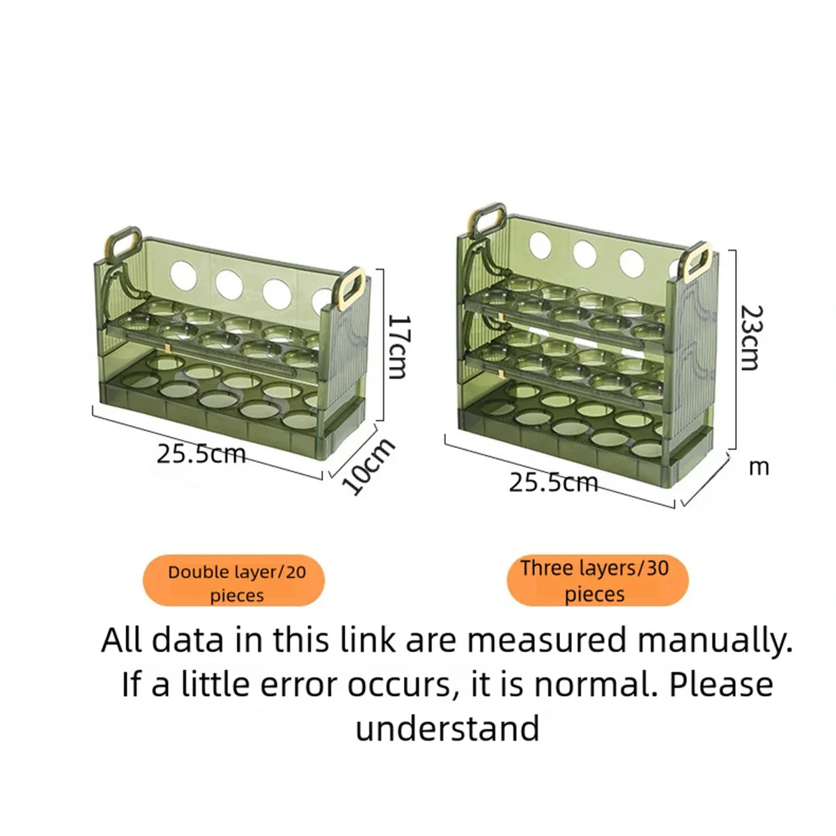 Aufbewahrungsbox für Eier aus Acryl