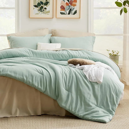 Sage Green Duvet Cover Set