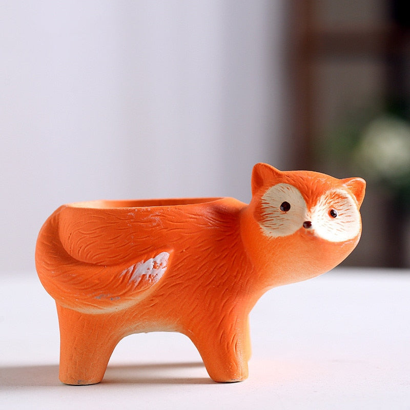 Cute Animal Cartoon Flower Pot