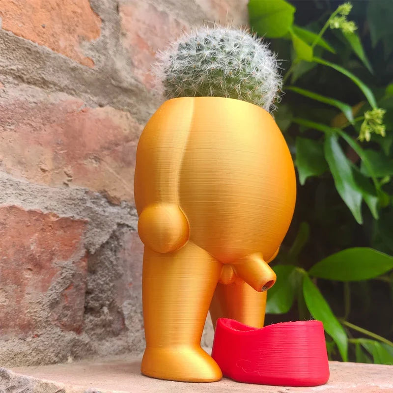 Peeing Baby Plant Pot