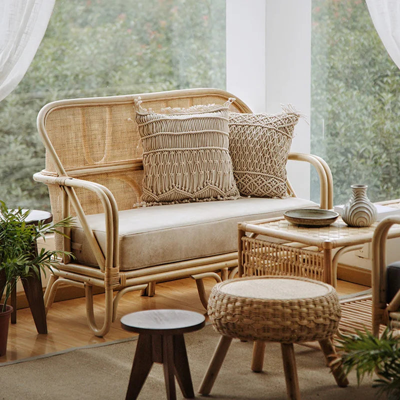 Nordic Vine Weaving Sofa