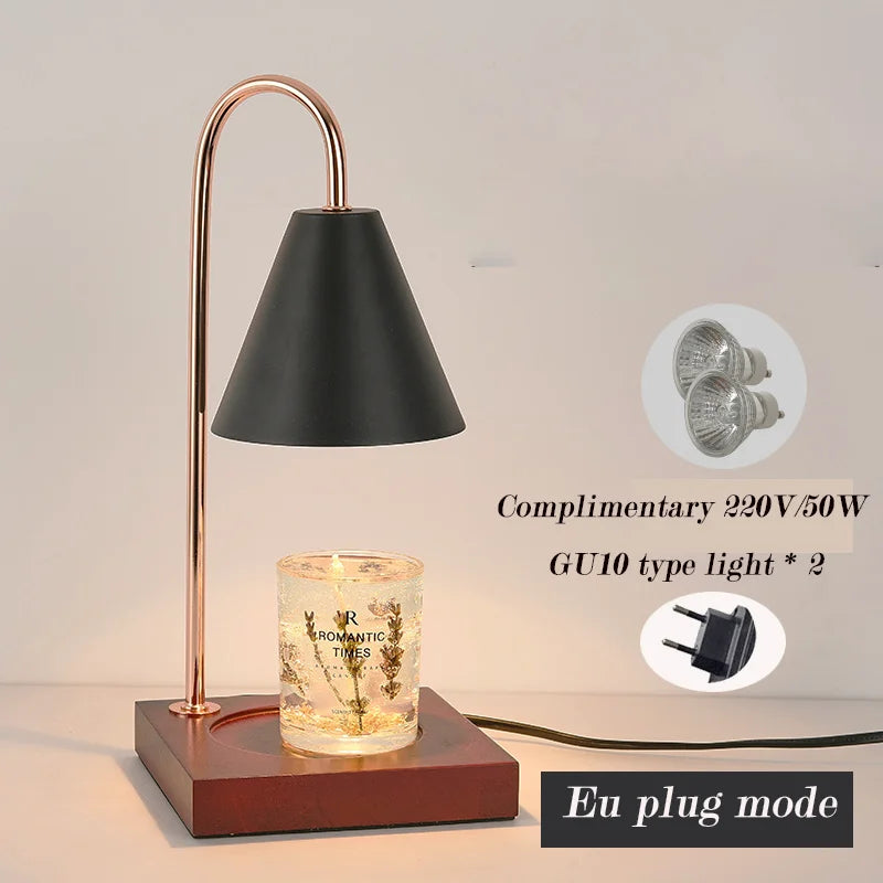 Lampe chauffe-bougie avec minuterie
