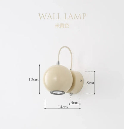 Minimalist Magnetic Bedside & Reading Wall Lamp