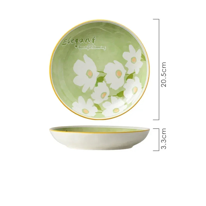 Pastoral Style Dinner Plates