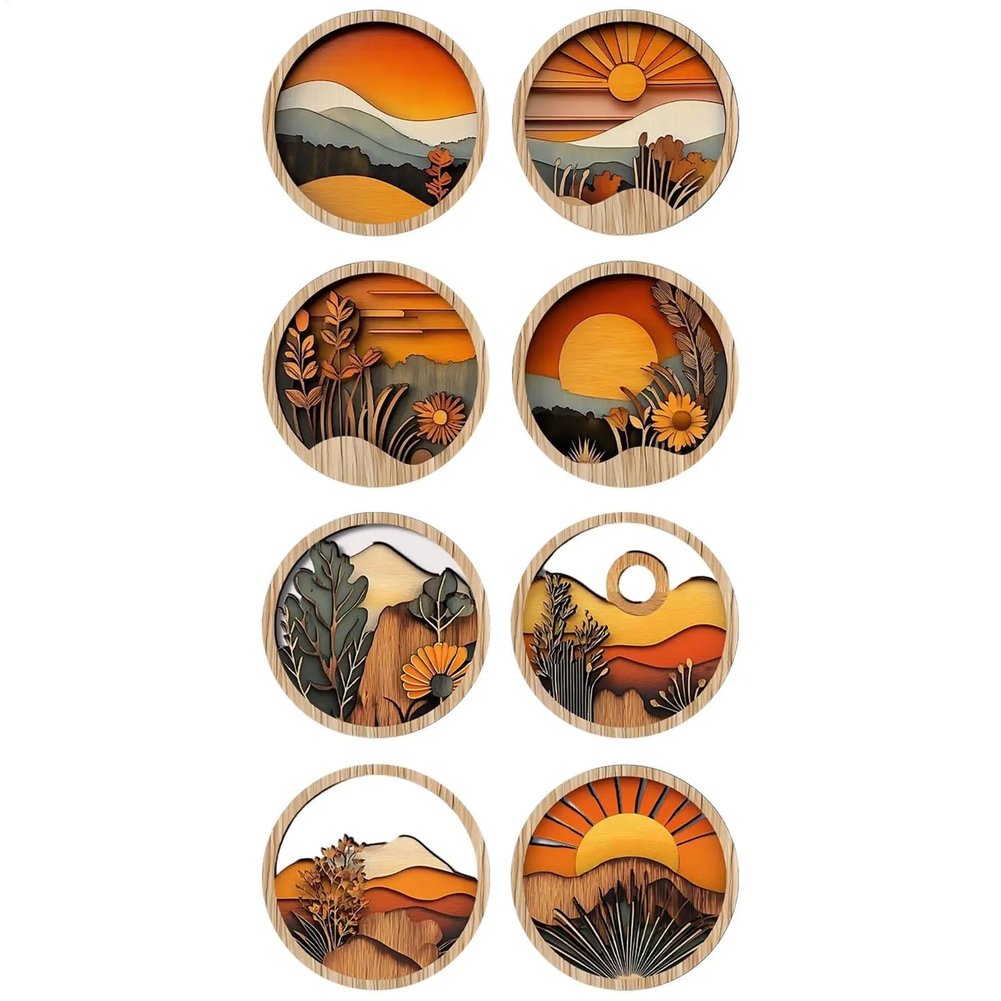 Whispers of the Sunset Wall Art Collection (4Pcs)