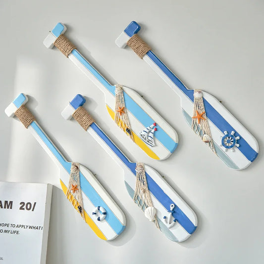 Nautical Wooden Oar Wall Decor