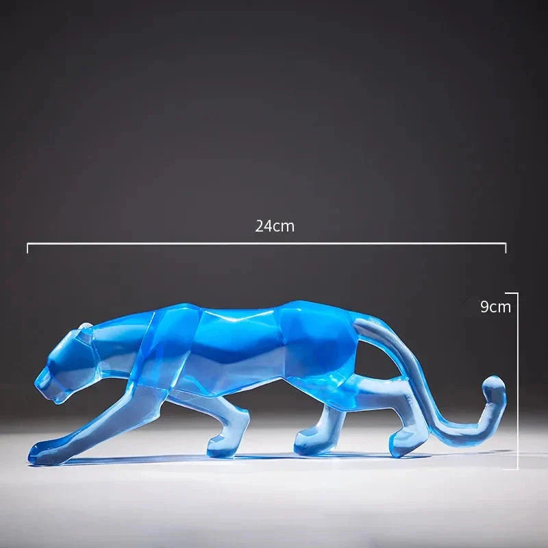 Colorful Leopard Sculptures