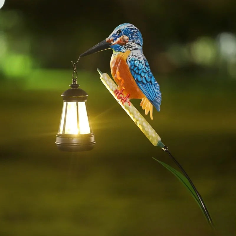 AviGlow Kingfisher Garden Light