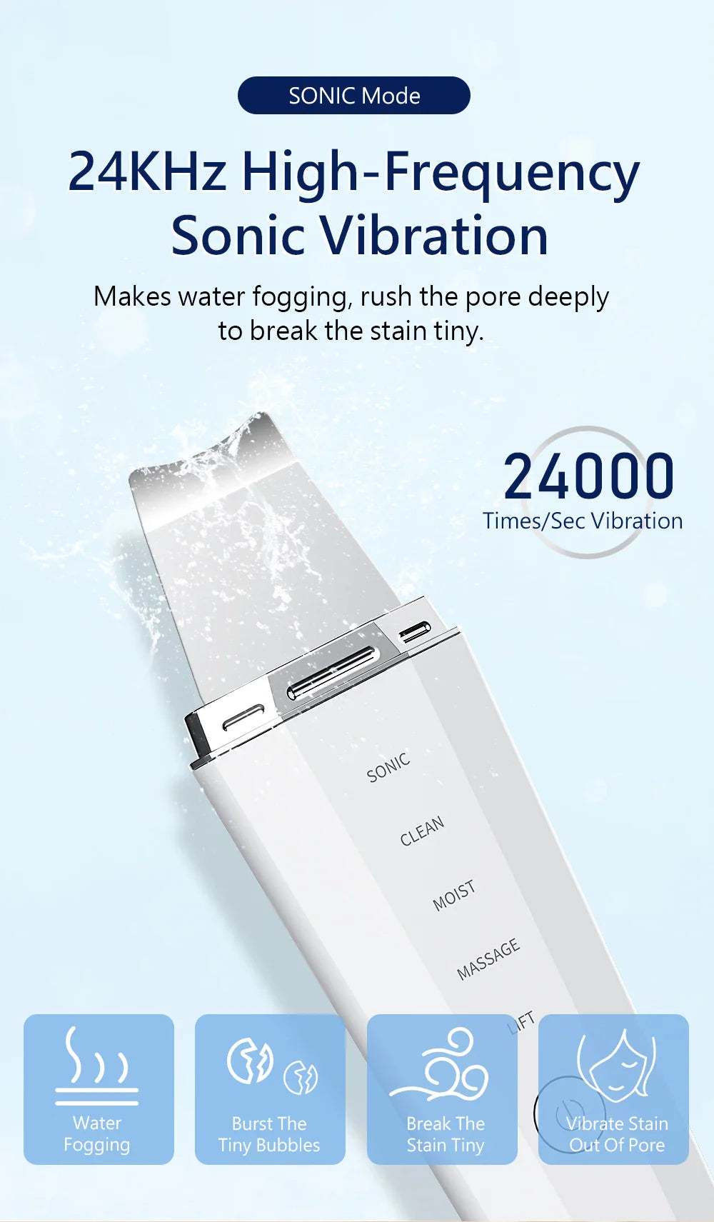 Ultrasonic Skin Scrubber