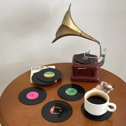 Vinyl Spin Coasters