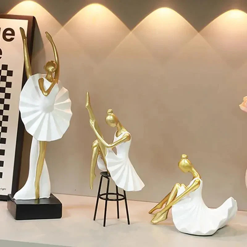 Nordic Style Ballet Dancer Sculpture