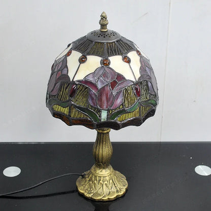 Tulip Stained Glass Table Lamp