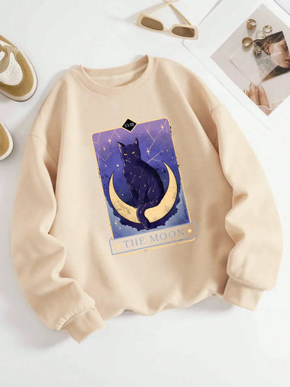 Sweat-shirt Carte de Tarot de la Lune