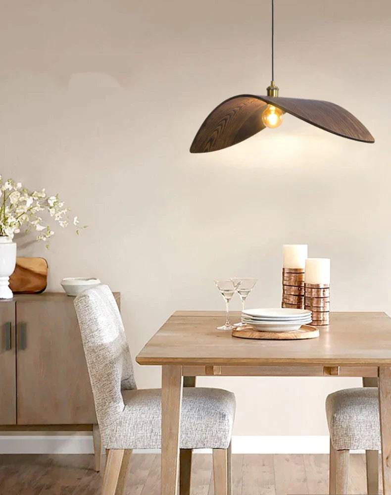 Möwe Holz Pendelleuchte