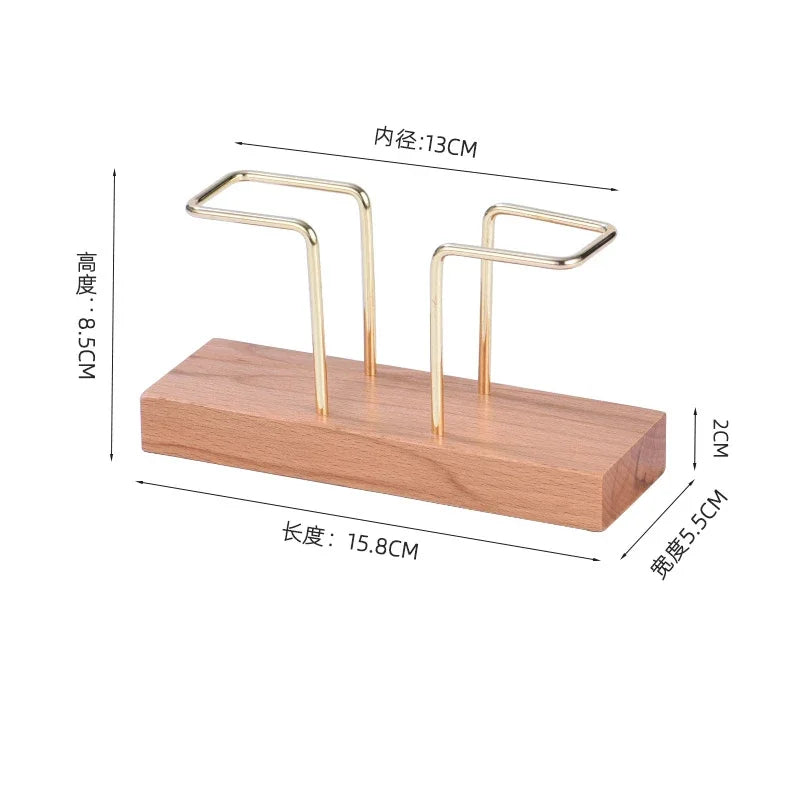 Porte-serviettes en bois moderne