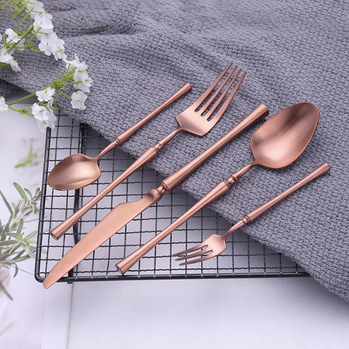Elegant Matte Flatware Set