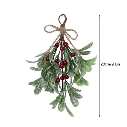 Artificial Christmas Mistletoe Decor