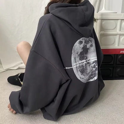 Let's Talk About The Moon Oversized Sweatshirt