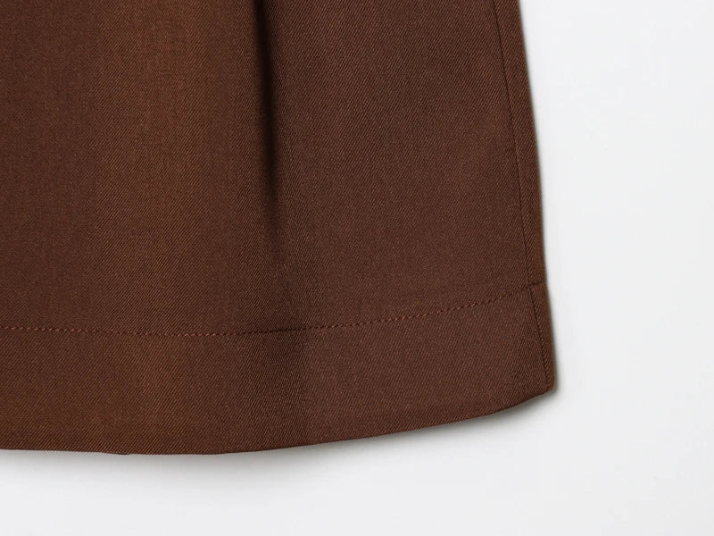 Ruvelle Belted Casual Shorts