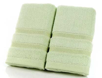 2 Pcs Bamboo Face Towels