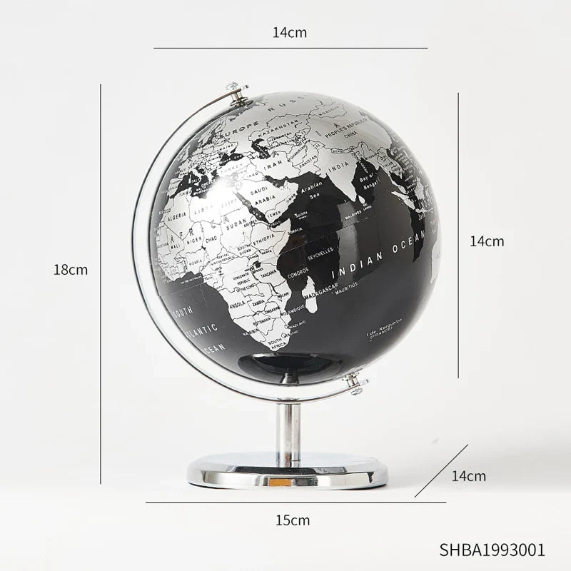 Retro & Modern Decorative World Globe for Home & Study