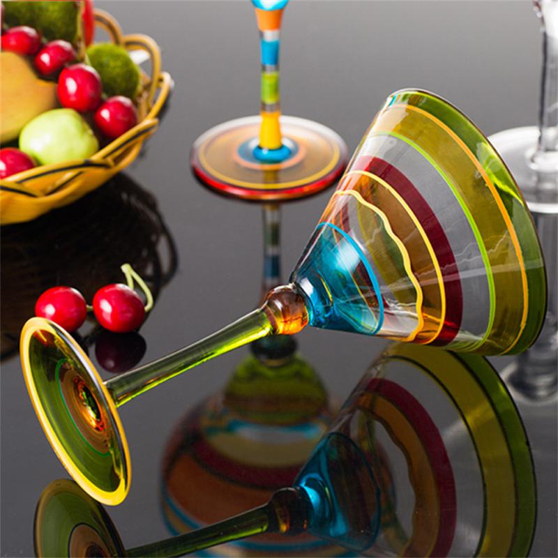 Colorful Margarita Wine Glasses