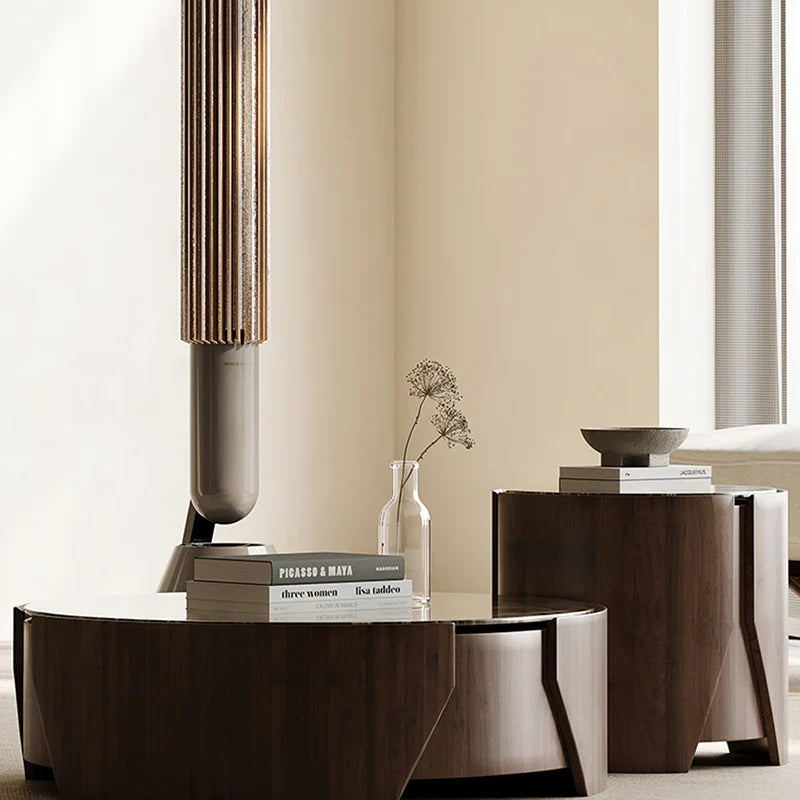 Astra Walnut Coffee Table Set