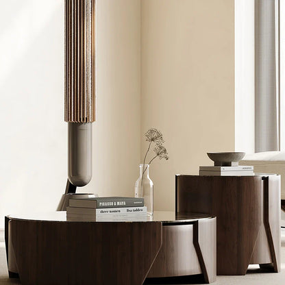 Astra Walnut Coffee Table Set