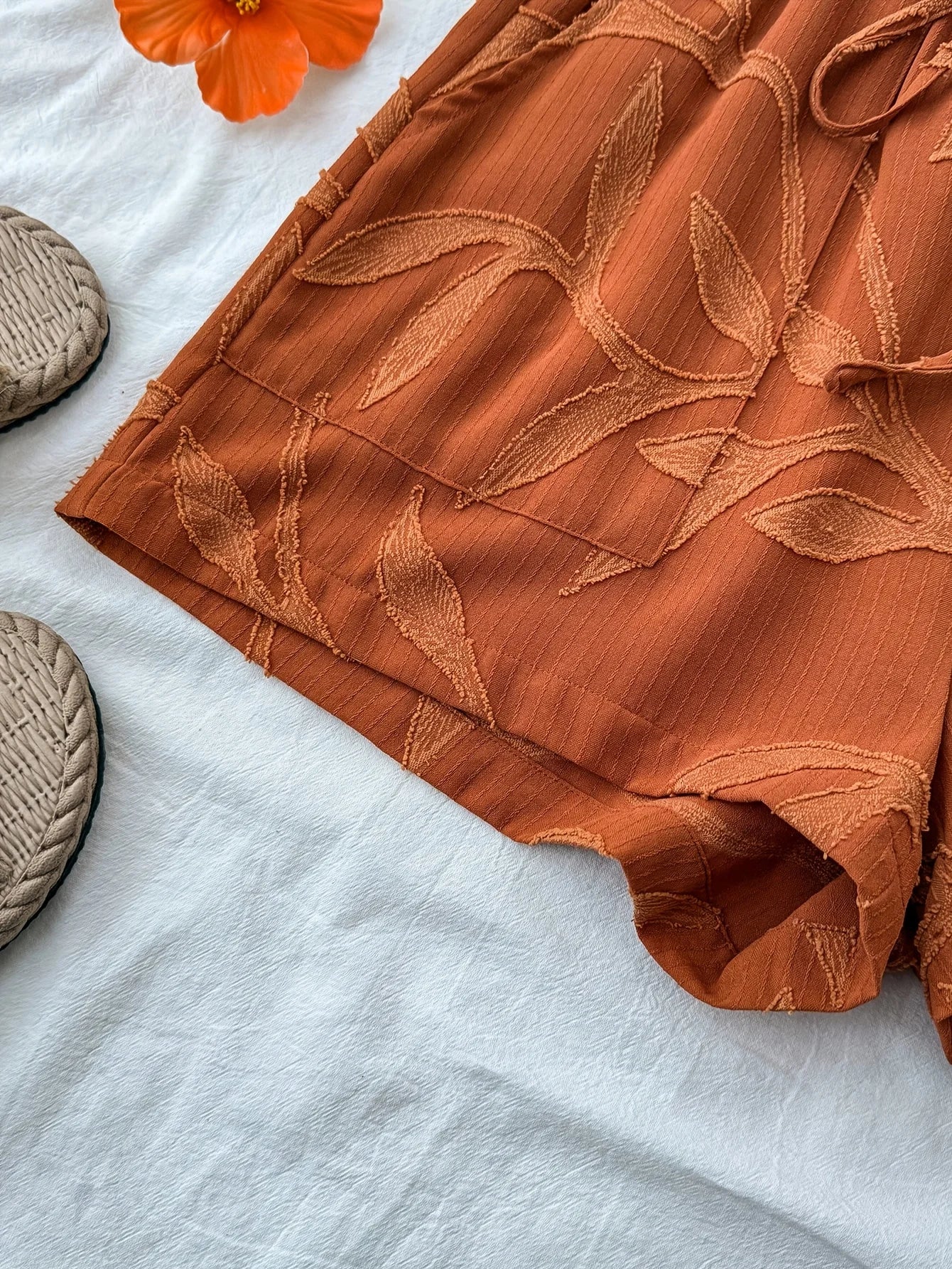 Sunset Aura Lace-Up Shorts