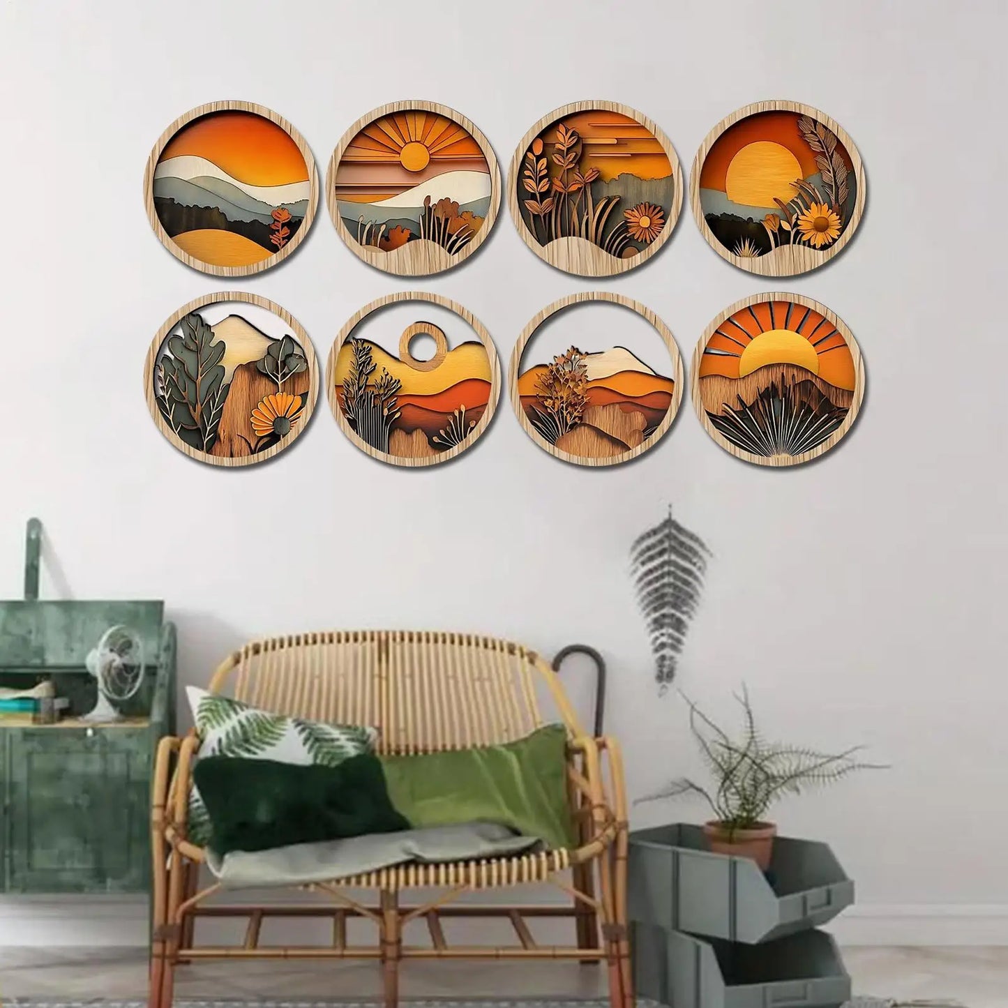 Whispers of the Sunset Wall Art Collection (4Pcs)