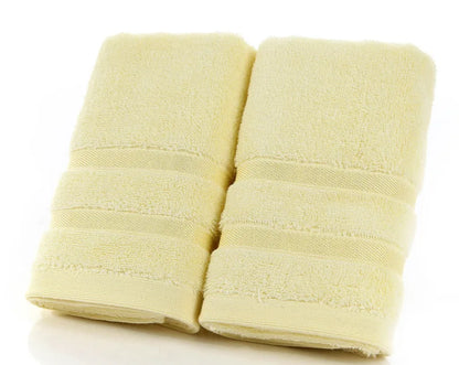 2 Pcs Bamboo Face Towels