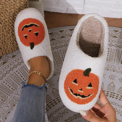 Pumpkin Halloween Slippers