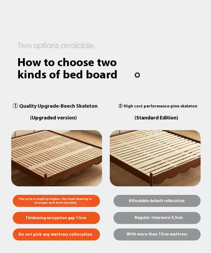 CrownRest™ Solid Wood Bed