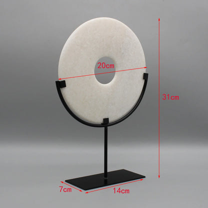 Round Fortune Stone Display