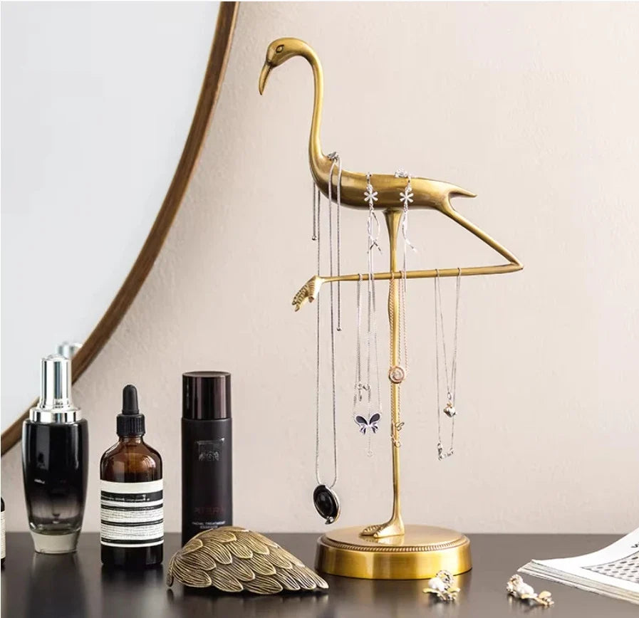 Brass Hand Towel Holder and Countertop Rack Bathroom Bedroom Tissue Towel Holder Rack