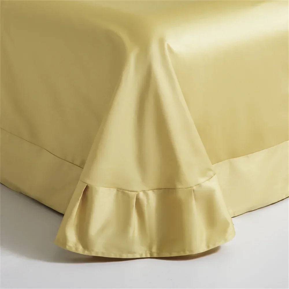 Lemon Branches Egyptian Cotton Duvet Cover Set