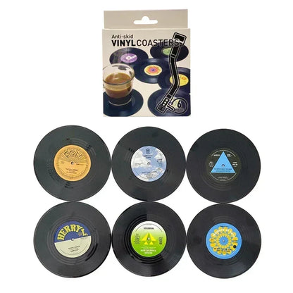 Vinyl Spin Coasters