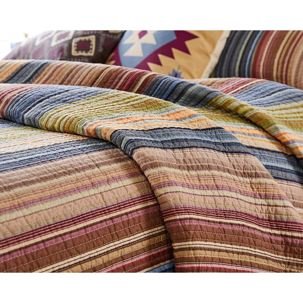 Lucy Boho Stripe Bedding Set