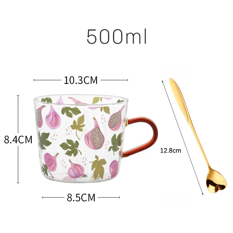 Fruit Orchard Harmony Glass Mug