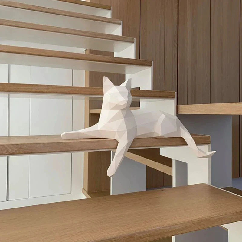 The Papercraft Purr-fection" 3D Cat Model Kit