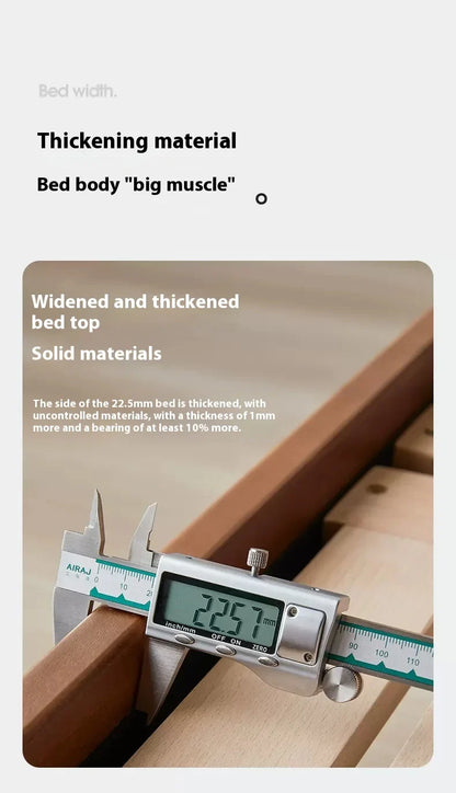 CrownRest™ Solid Wood Bed