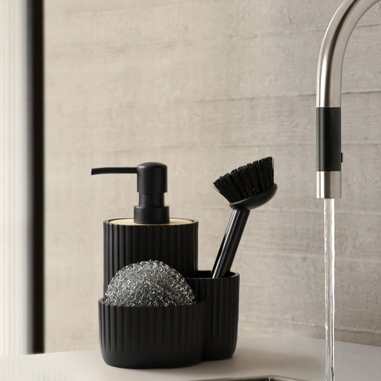 Pleated Soap Pump and Sponge Holder