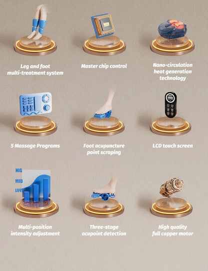 Masaje de pies eléctrico multifuncional