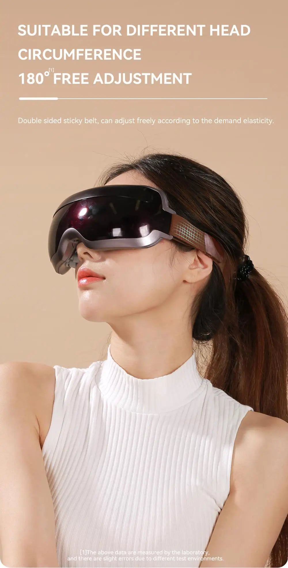 Lunettes de massage oculaire intelligentes