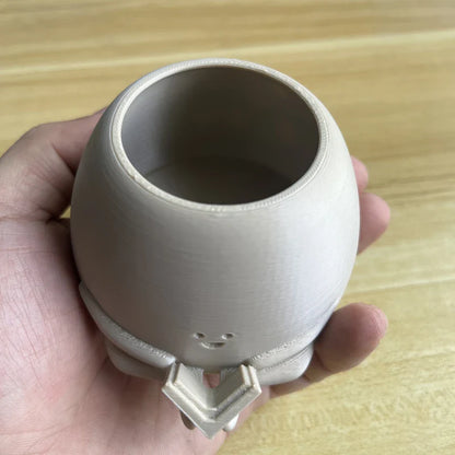 Cute Reading Book Pot