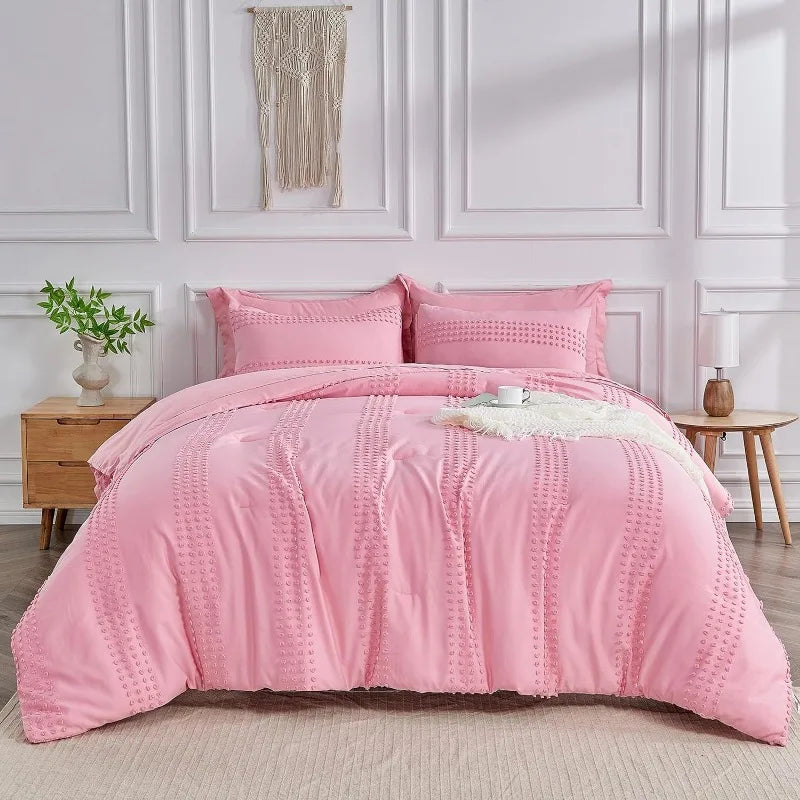 Boho Tufted Bedding Set