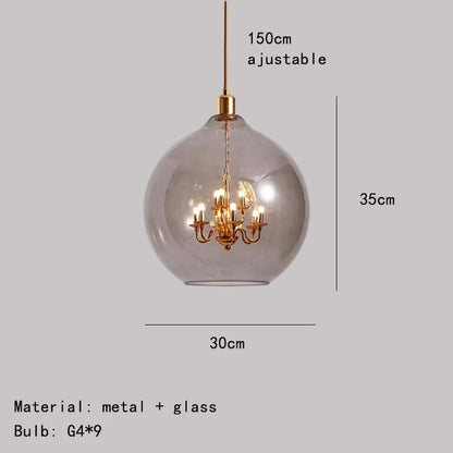 Golden Globe Kronleuchter-Anhänger