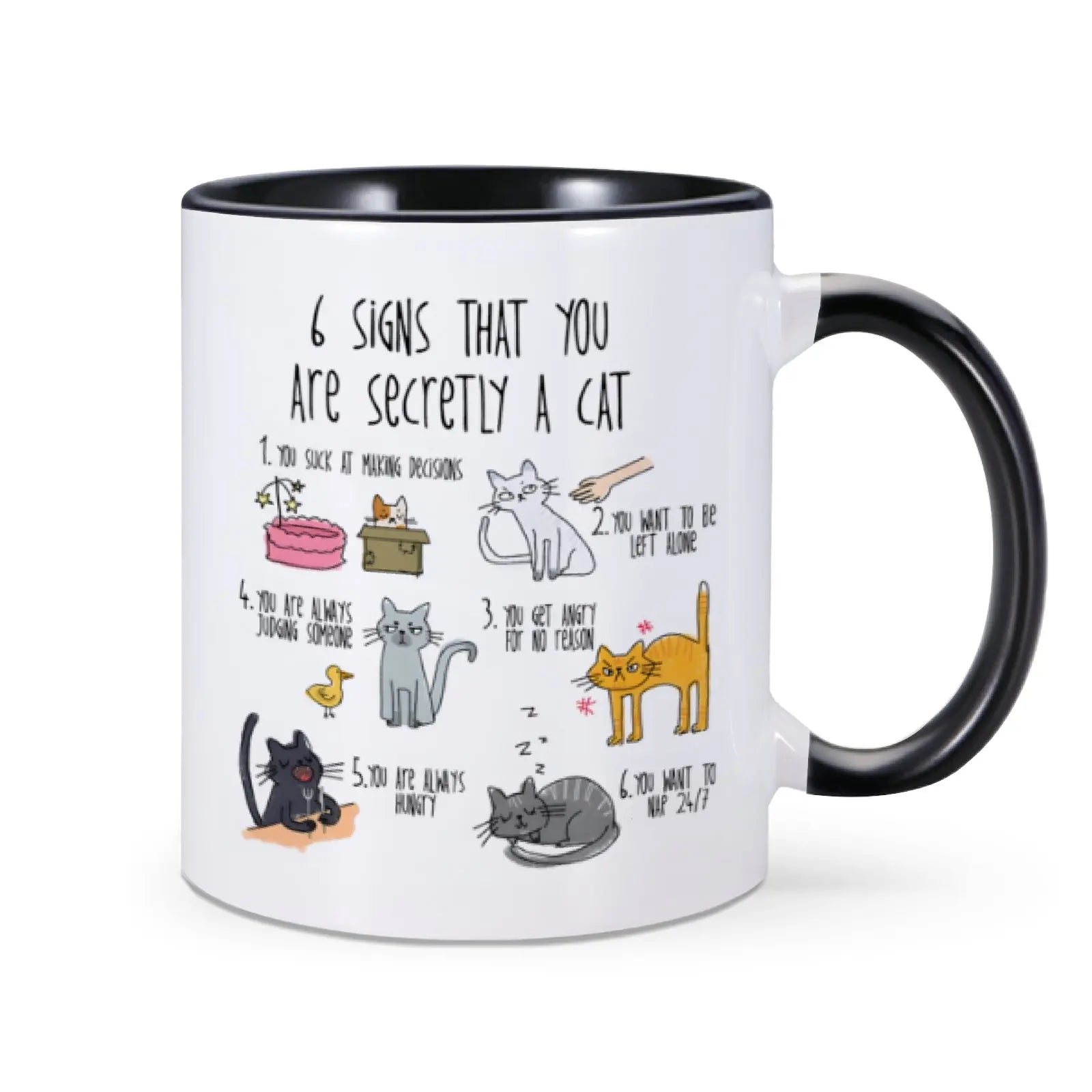 6 Signs That You Are Secretly A Cat Mug